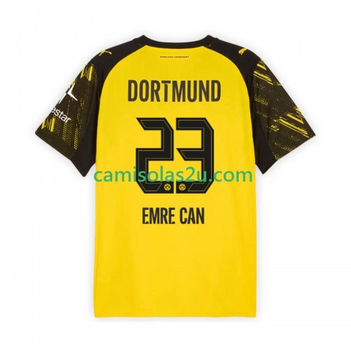 Camisolas de futebol Borussia Dortmund Emre Can 23 Equipamento Principal 2025/26 Manga Curta Camisolas de futebol Borussia Dortmund Emre Can 23 Equipamento Principal 2025/26 Manga Curta